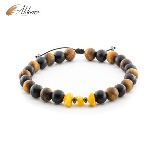 BRANSOLETKA MĘSKA AMBER LINE