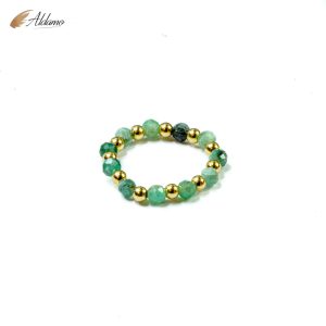 PIERŚCIONEK ZIELONY SZMARAGD