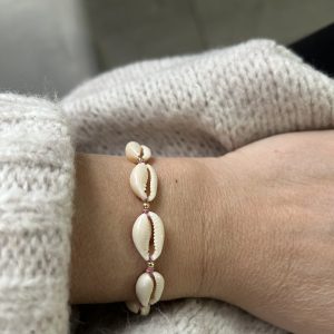 BRANSOLETKA MUSZLKI KAURI